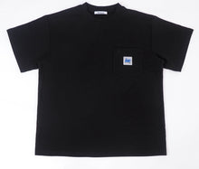 Load image into Gallery viewer, Cropped Pocket Tee - Black
