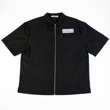 Load image into Gallery viewer, Short Sleeve Patchwork Zip Work Shirt
