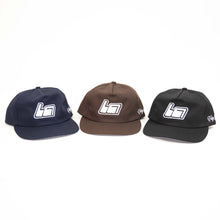 Load image into Gallery viewer, LA Unstructured 5 Panel Hat - Navy / White
